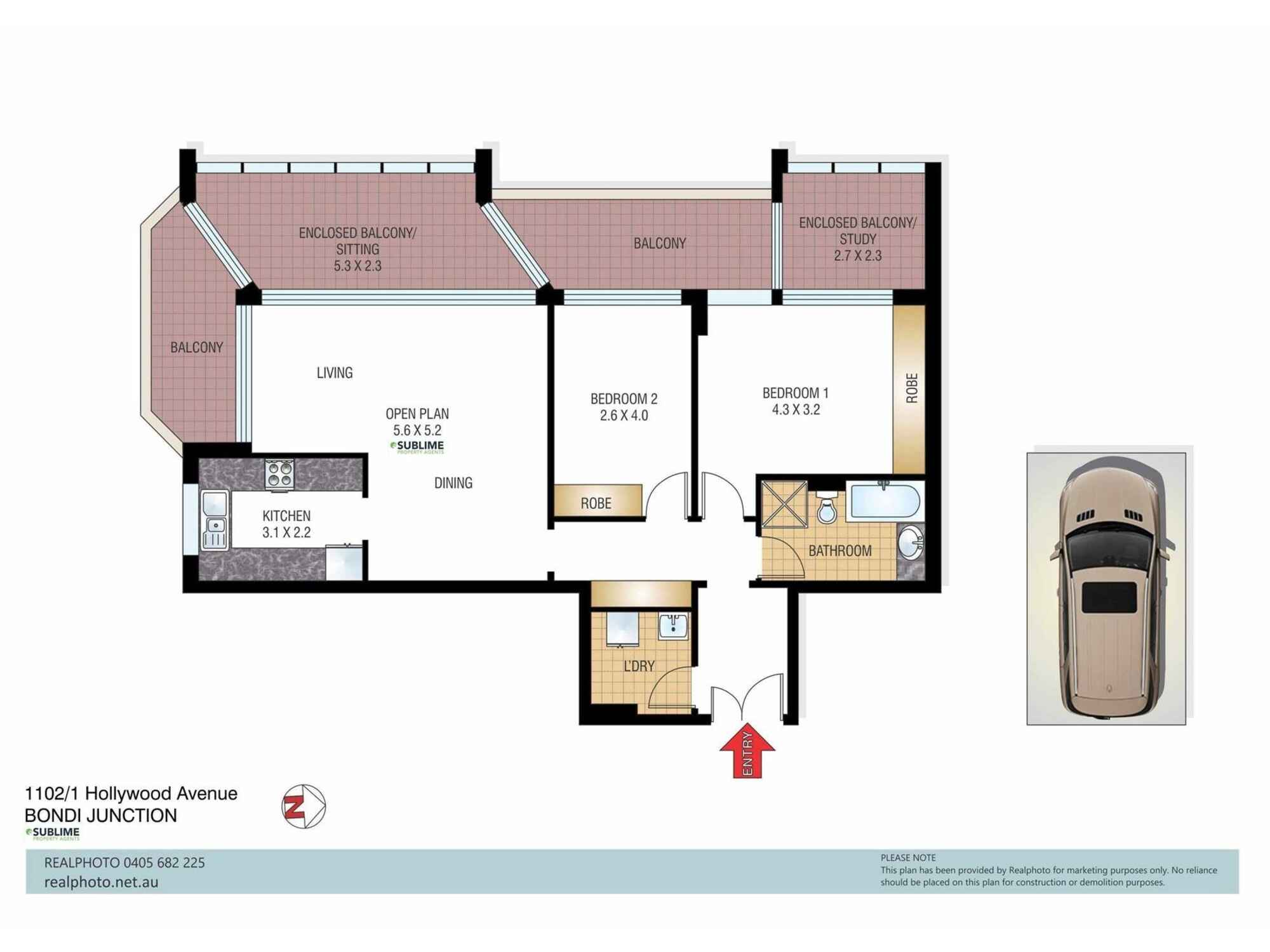 1102/1 Hollywood Avenue Bondi Junction