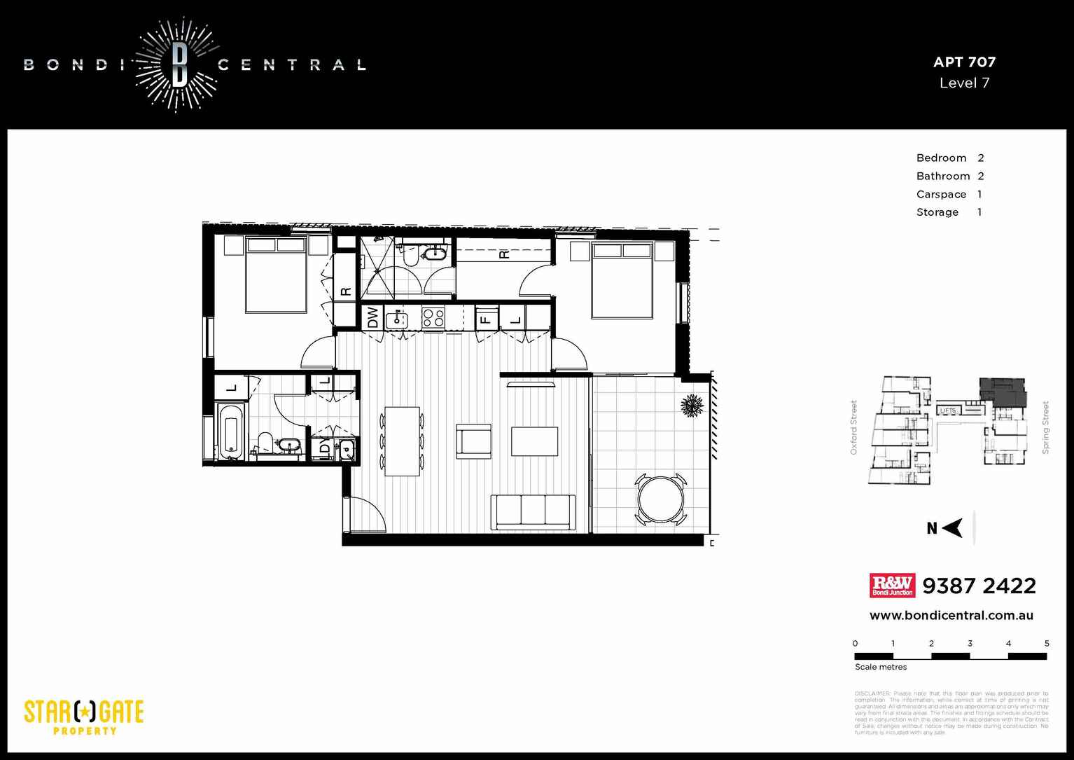 2 Bed/32-42 Spring Street Bondi Junction