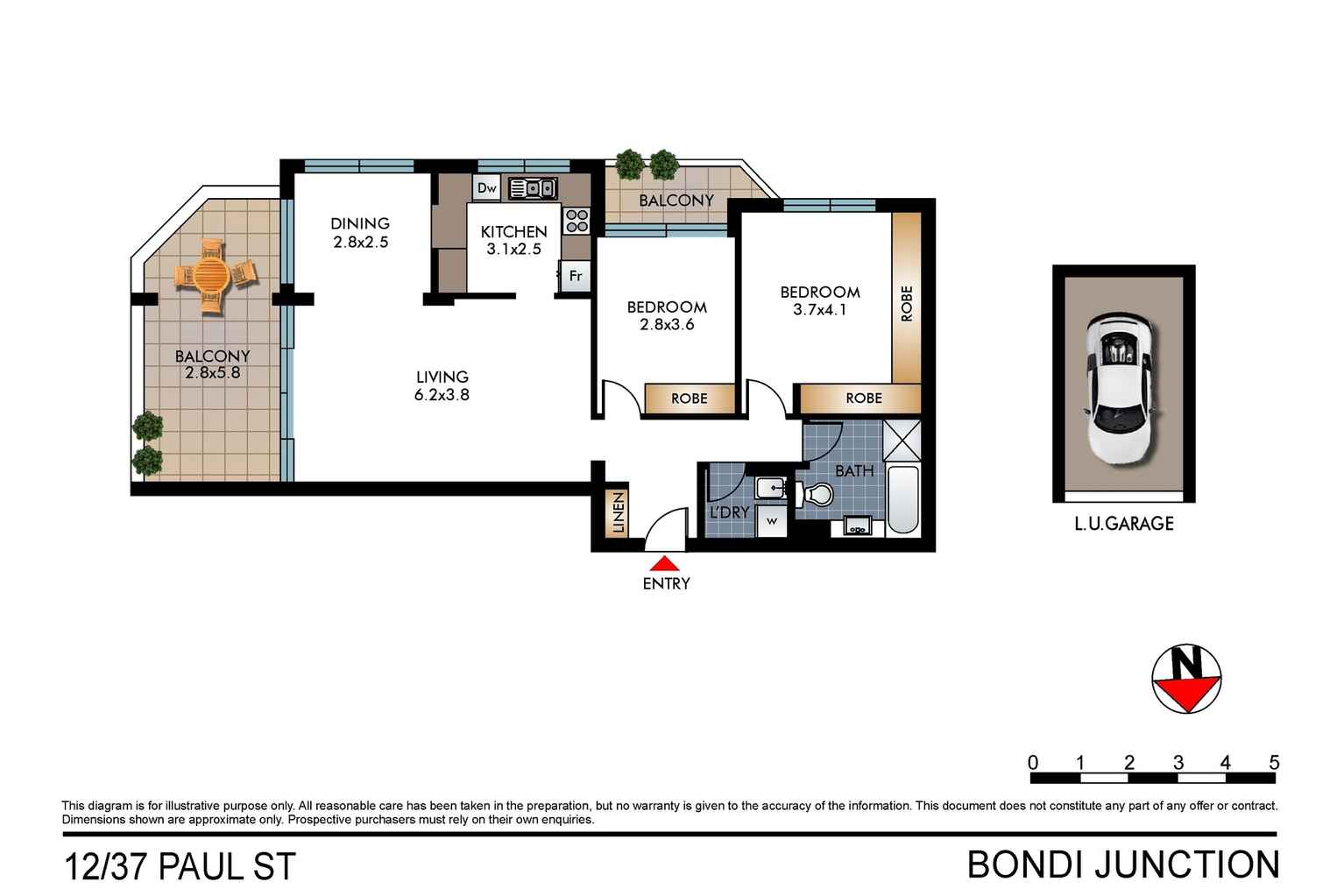 12/37 Paul Street Bondi Junction