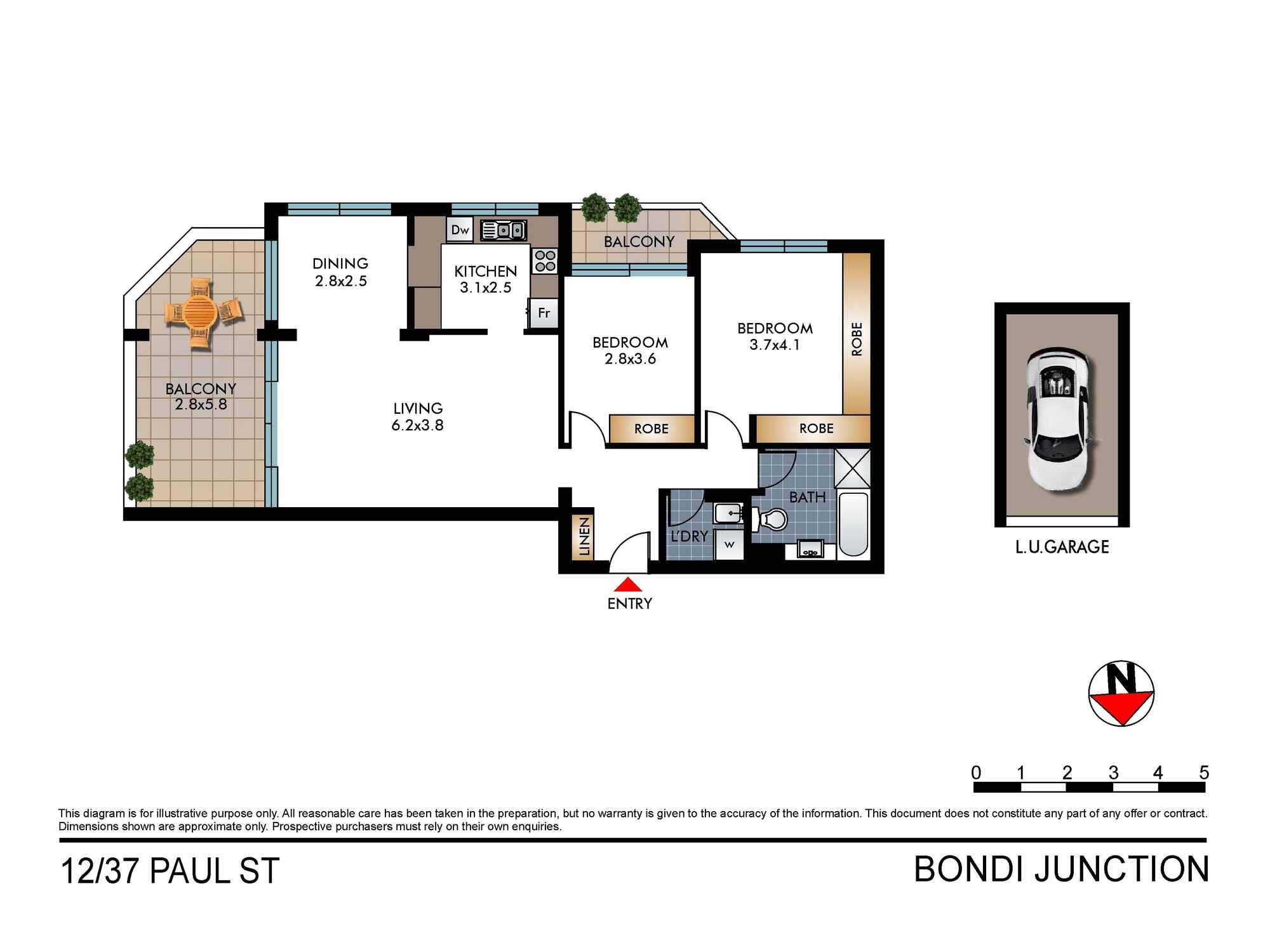 12/37 Paul Street Bondi Junction