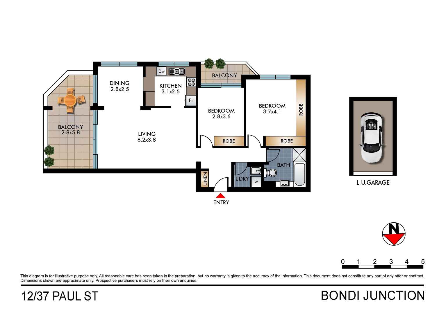 12/37 Paul Street Bondi Junction